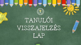 Tanulói visszajelző lap